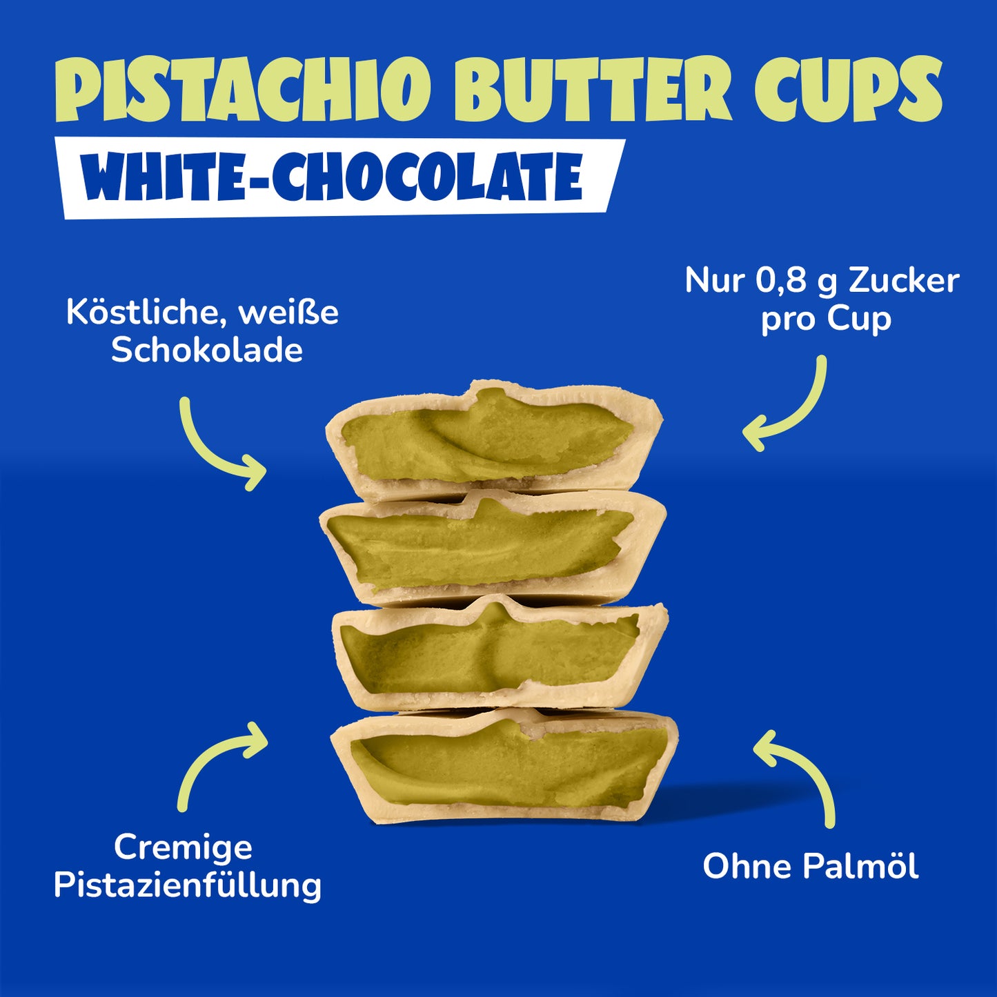 White Pistachio Butter Cups